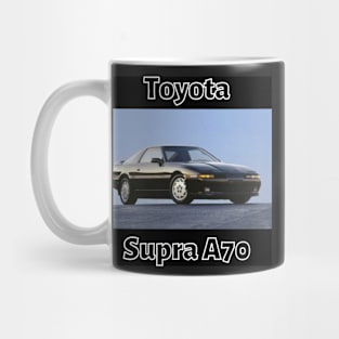 Toyota Supra A70 - Black and White Design Mug